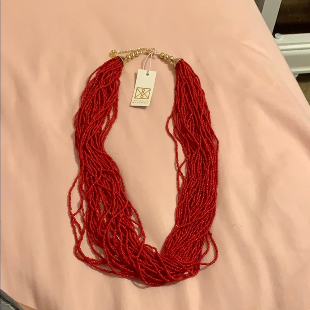 Beautiful red necklace!